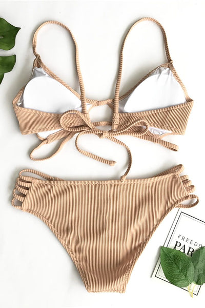 Tender Looks Solid Bikini Set