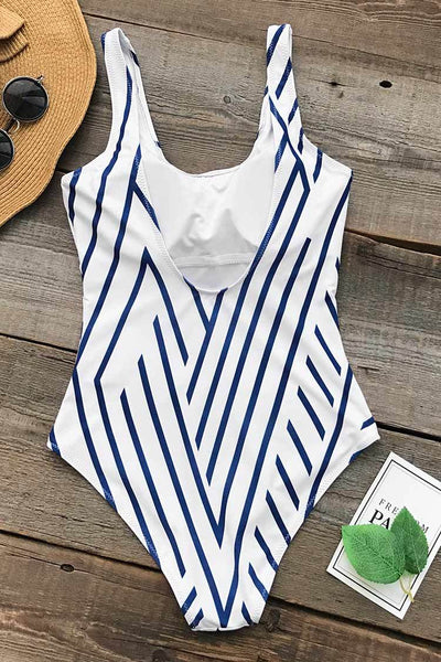 Live On The Beach Print One-piece Swimsuit