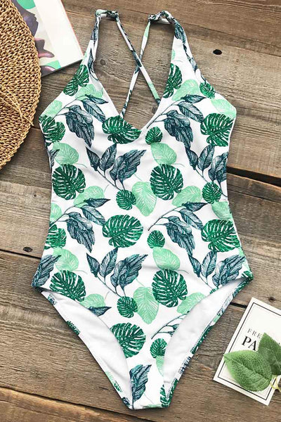 Beauties Of Nature Print One-piece Swimsuit