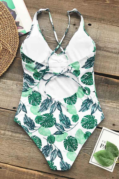 Beauties Of Nature Print One-piece Swimsuit