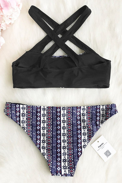 Exotic Traveler Cross Bikini Set