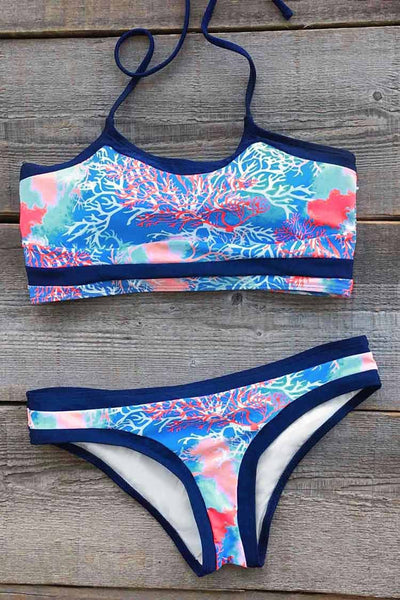 Coral Sea Halter Bikini Set