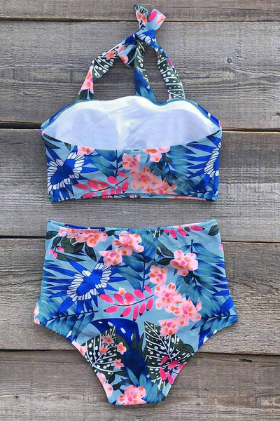 Fairy Beside Sea Floral Bikini Set