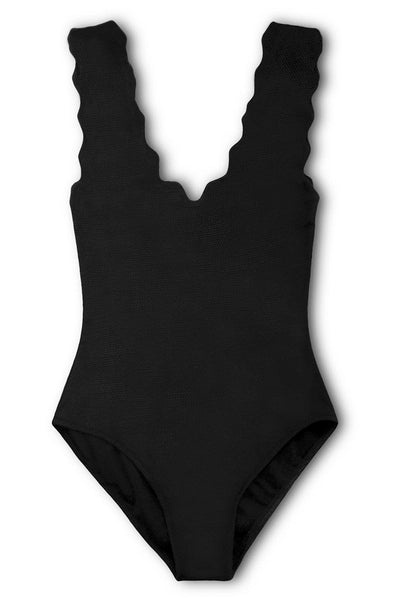 Black Crystal One-piece Swimsuit