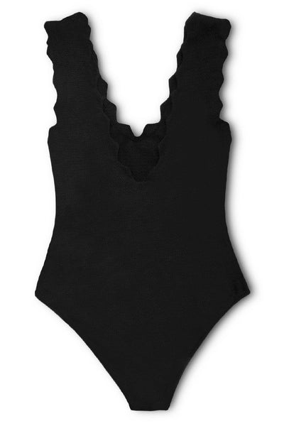 Black Crystal One-piece Swimsuit