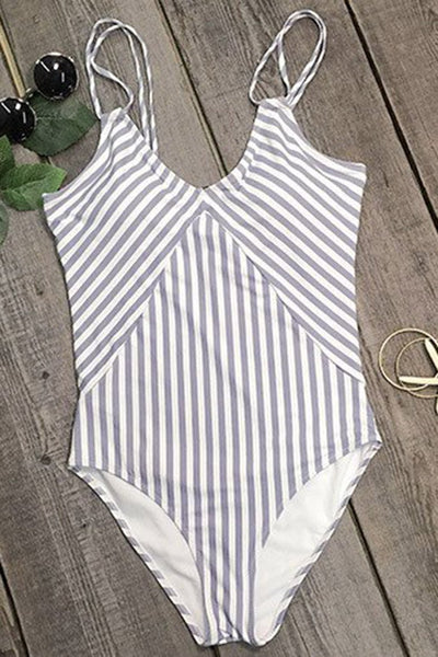 All about Stripe One-piece Swimsuit